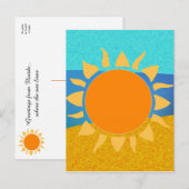 Levendige kleuren Florida... Waar de zon woont Briefkaart (Voorkant / Achterkant)