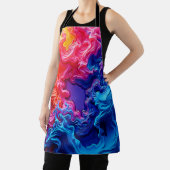 Levendige kleuren Fusion Art Schort (Insitu)