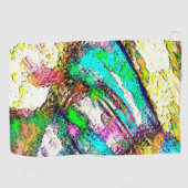 Levendige kleuren - Landelijk en ruw als rustica Golfhanddoek (Horizontaal)