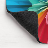 Levendige kleuren Mousepad Muismat (Hoek)