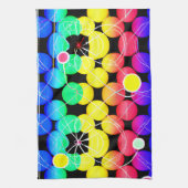 Levendige kleuren patroon theedoek (Verticaal)