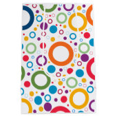 Levendige kleuren ringen medium cadeauzakje (Achterkant)