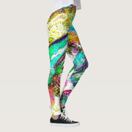 Levendige kleuren - Rustiek en ruw als ruwe pleist Leggings