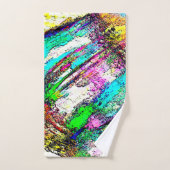 Levendige kleuren - Rustisch en ruw als ruw Bad Handdoek (Handdoek)