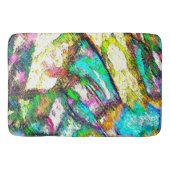 Levendige kleuren - Rustisch en ruw als ruw Badmat (Voorkant)