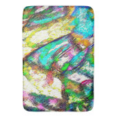 Levendige kleuren - Rustisch en ruw als ruw Badmat (Voorkant Verticaal)