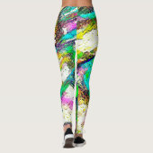 Levendige kleuren - Rustisch en ruw als ruw Leggings (Achterkant)