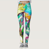 Levendige kleuren - Rustisch en ruw als ruw Leggings (Voorkant)