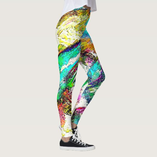 Levendige kleuren - Rustisch en ruw als ruw Leggings (Rechts)