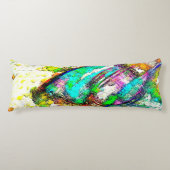 Levendige kleuren - Rustisch en ruw als ruw Lichaamskussen (Voorkant)