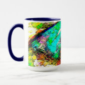 Levendige kleuren - Rustisch en ruw als ruw Mok (Links)