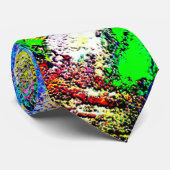 Levendige kleuren - Rustisch en ruw als ruw Stropdas (Opgerold)