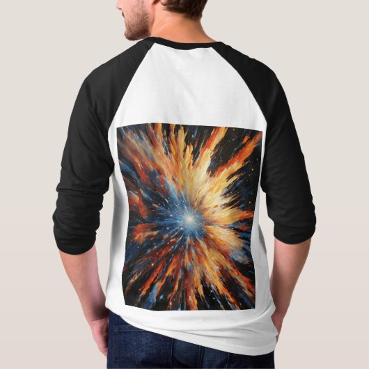 Levendige kleuren t-shirt (Achterkant)