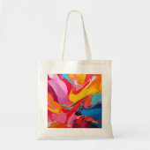 Levendige kleuren tote bag (Voorkant)