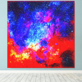 Levendige kleuren van Nebulae. Bestel nu Canvas Afdruk (Insitu (Houten vloer))