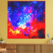 Levendige kleuren van Nebulae. Bestel nu Canvas Afdruk (Insitu (Woonkamer))