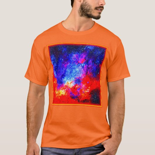 Levendige kleuren van Nebulae. Bestel nu T-shirt (Voorkant)
