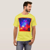 Levendige kleuren van Nebulae. Bestel nu T-shirt (Voorkant volledig)