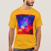 Levendige kleuren van Nebulae. Bestel nu T-shirt (Voorkant)