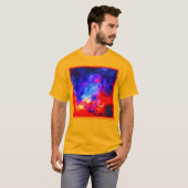 Levendige kleuren van Nebulae. Bestel nu T-shirt (Voorkant volledig)