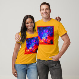 Levendige kleuren van Nebulae. Bestel nu T-shirt