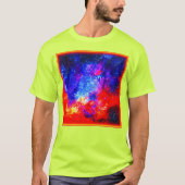 Levendige kleuren van Nebulae. Bestel nu T-shirt (Voorkant)