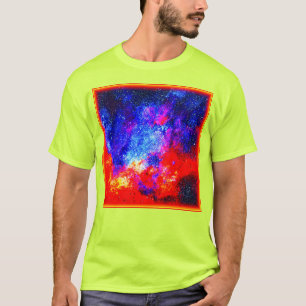 Levendige kleuren van Nebulae. Bestel nu T-shirt