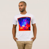 Levendige kleuren van Nebulae. Bestel nu T-shirt (Voorkant volledig)