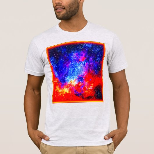 Levendige kleuren van Nebulae. Bestel nu T-shirt (Voorkant)