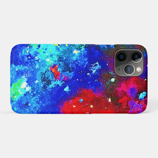 Levendige kleuren van nevel patroon Case-Mate iPhone case (Achterkant (horizontaal))