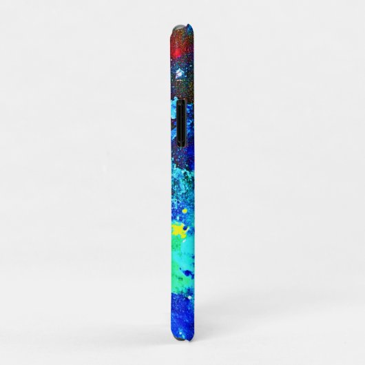 Levendige kleuren van nevel patroon Case-Mate iPhone case (Achterkant/rechts)