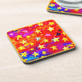 Levendige kleuren van sterren. Bestel nu Bier Onderzetter (Linkerzijde)