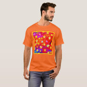 Levendige kleuren van sterren. Bestel nu T-shirt (Voorkant volledig)