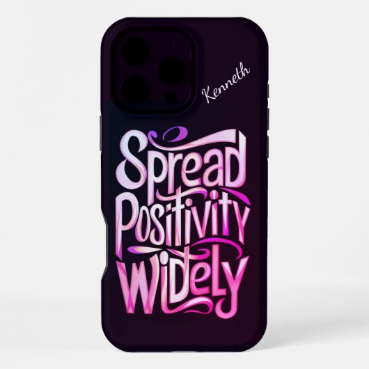 Levendige kleuren verspreiden positiviteit.  iPhone hoesje (Achterkant)