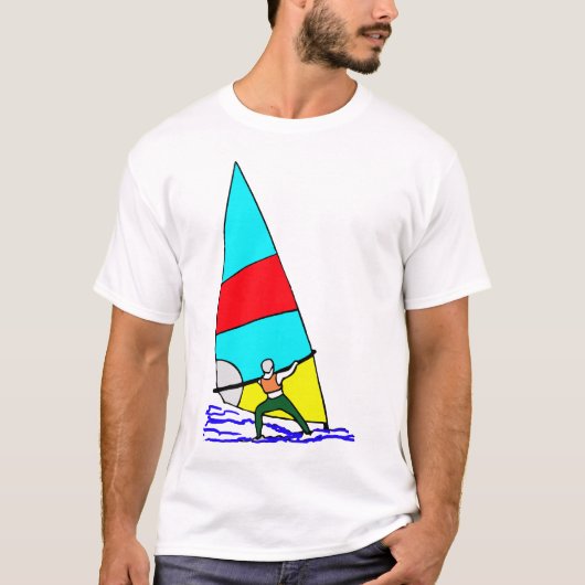 Levendige kleuren voor het achterste deel t-shirt (Voorkant)