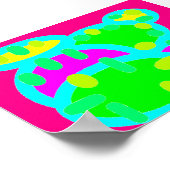 Levendige kleuren voor kinderen scholen kinderkame poster (Hoek)