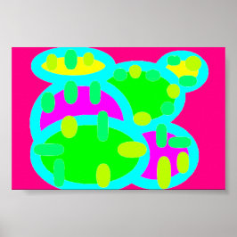 Levendige kleuren voor kinderen scholen kinderkame poster