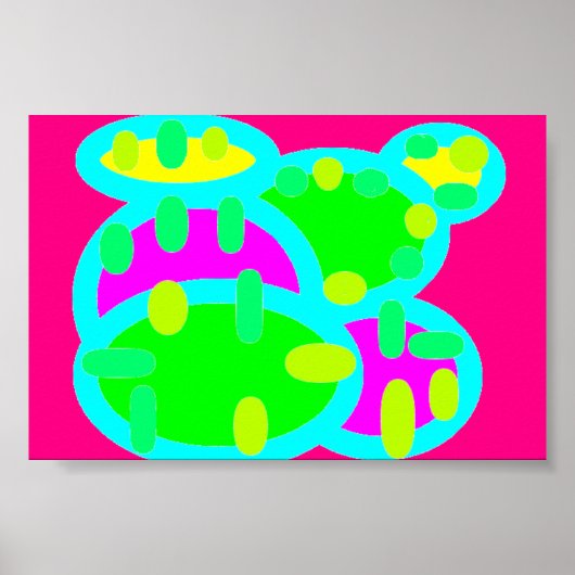 Levendige kleuren voor kinderen scholen kinderkame poster (Voorkant)