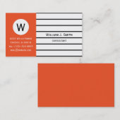 Levendige kleuren voor professionele netwerken, Or Visitekaartje (Voorkant / Achterkant)