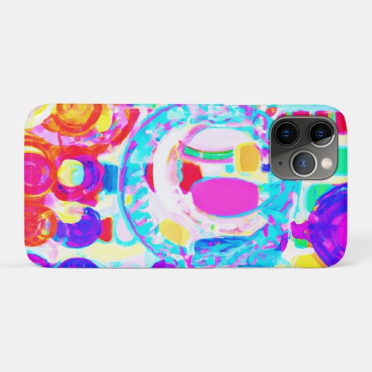 Levendige kleuren willekeurig patroon Case-Mate iPhone case (Achterkant (horizontaal))