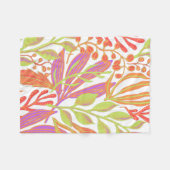 Levendige kleurenafdruk fleece deken (Voorkant (Horizontaal))