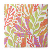 Levendige kleurenafdruk tegeltje (Voorkant)