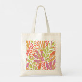 Levendige kleurenafdruk tote bag (Achterkant)