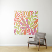 Levendige kleurenafdruk wandkleed (In situ)