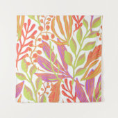 Levendige kleurenafdruk wandkleed (Voorkant)