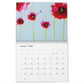 Levendige kleurenbloemen Schilderkalender Kalender (Jan 2027)