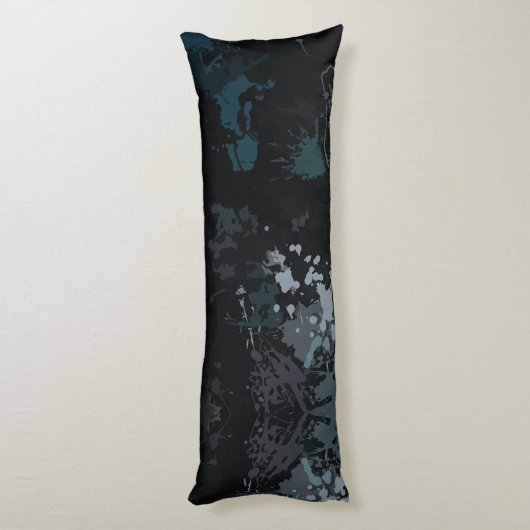 Levendige kleurenexplosies lichaamskussen (Achterkant (Verticaal))