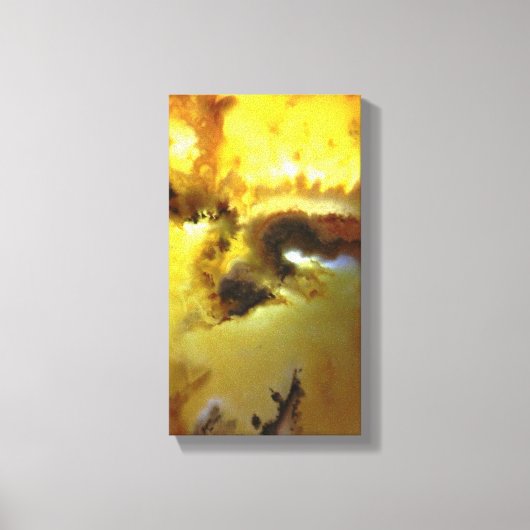 Levendige kleurenmossy Agate-foto ontworpen Canvas Afdruk (Voorkant)