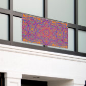 Levendige kleurenpatroon printbanner, pit, vloerkl spandoek (Buitenkant Gebouw)