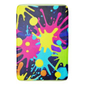 Levendige kleurensplash badmat (Voorkant Verticaal)